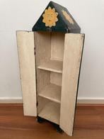 Jaren '50 kastje folkart handbeschilderd, Ophalen of Verzenden