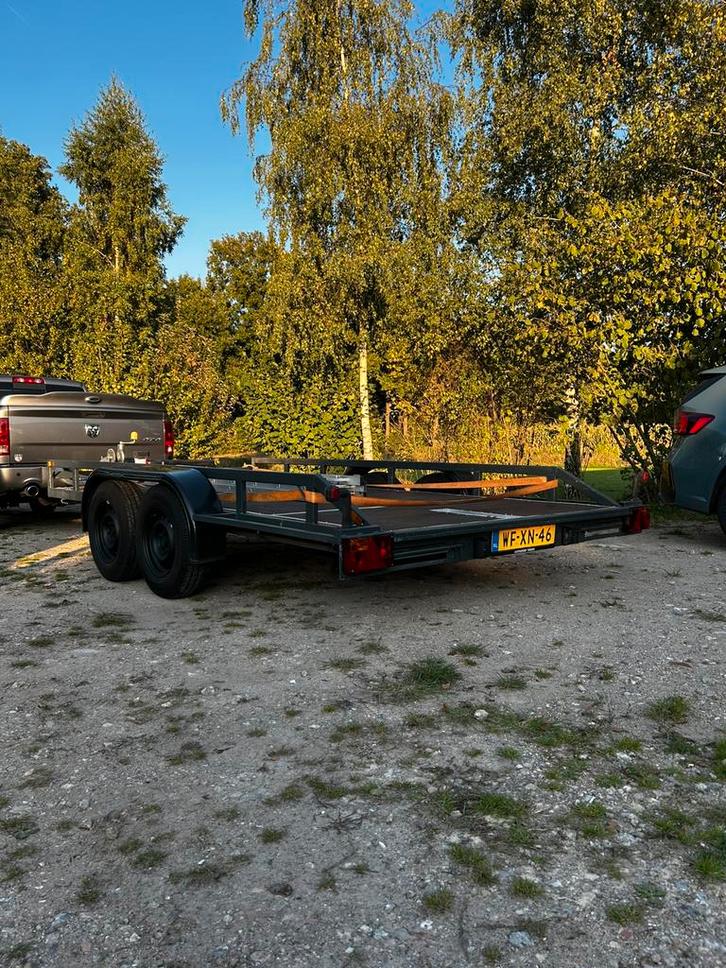 HENRA Autoambulance 2700KG Dubbele Lier - Marge, Auto diversen, Aanhangers en Bagagewagens, Zo goed als nieuw, Ophalen
