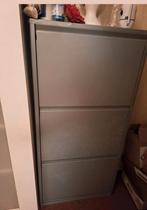 Grijs Metalen Ikea schoenenkast H104 B50 D15, Ophalen, Gebruikt, Modern