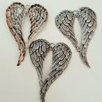 3x grote vleugel hangers 70x50mm   *SALE*, Hobby en Vrije tijd, Kralen en Sieraden maken, Nieuw, Hanger, Ophalen of Verzenden