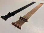 2 bandjes voor Apple Watch, Ophalen of Verzenden, Zo goed als nieuw, Zwart, IOS