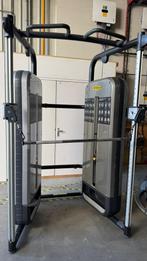 Zwarte Technogym Dual Adjustable Pulley, Sport en Fitness, Ophalen, Gebruikt, Rug, Overige typen