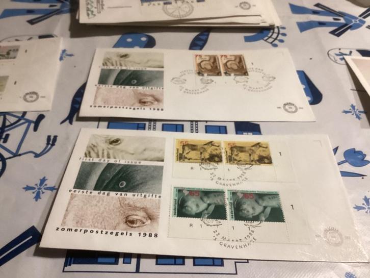 No6319 Afwijkend E252 paar met hoekstuk 1111 Heb ook van, Postzegels en Munten, Postzegels | Eerstedagenveloppen, Onbeschreven