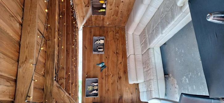 Hoekbank gratis af te halen, Huis en Inrichting, Banken | Bankstellen, Gebruikt, Vierpersoons of meer, Ophalen