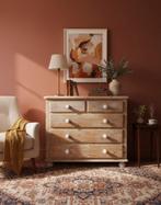 Ladenkast oud Frans grenen, Huis en Inrichting, Kasten | Ladekasten, Ophalen, Gebruikt, 100 tot 150 cm, 5 laden of meer