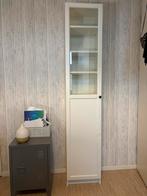 Witte Billy boekenkast met paneeldeur Hemnes met glas, Huis en Inrichting, Ophalen, Minder dan 50 cm, Met deur(en), Hemnes IKEA