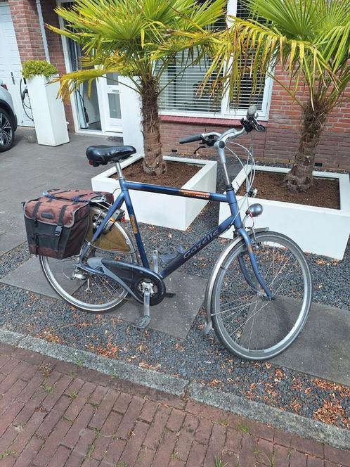 Gazelle Medeo (blauw) - herenfiets - frame 65 cm., Fietsen en Brommers, Fietsen | Heren | Herenfietsen, Gebruikt, Gazelle, 65 cm of meer