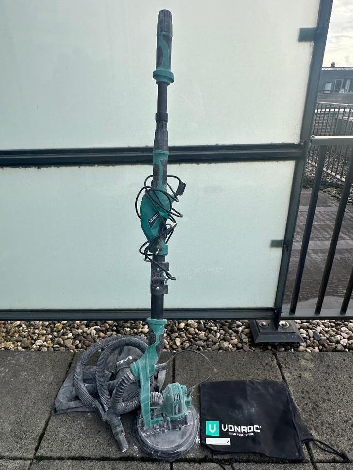 Telescopische wand- en plafond schuurmachine Vonroc, Doe-het-zelf en Verbouw, Gereedschap | Schuurmachines, Gebruikt, Overige typen