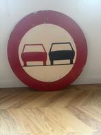 Grappig verkeersbord verboden in te halen, Ophalen, Gebruikt