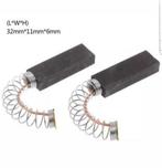 Motor koolborstels 32mm  11mm  6mm €6,00, Ophalen of Verzenden