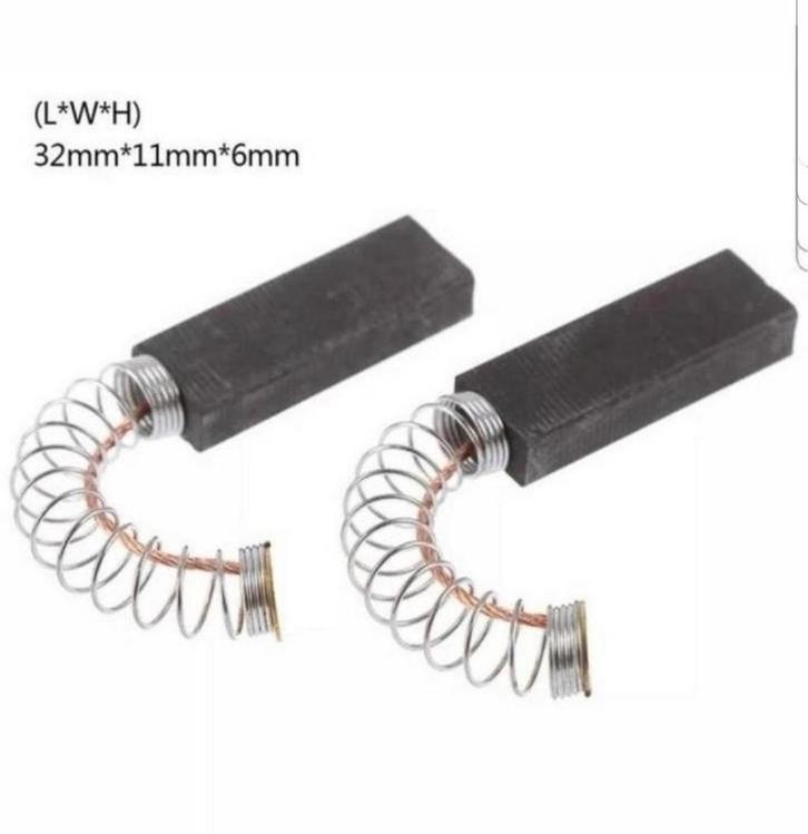 Motor koolborstels 32mm  11mm  6mm €6,00, Auto diversen, Auto-accessoires, Ophalen of Verzenden