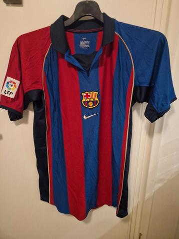 Barcelona voetbalshirt (thuisshirt) 2001-2002