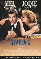Kaart "Maverick" - Mel Gibson & Jodie Foster, Verzamelen, Verzenden, 1980 tot heden, Ongelopen, Sterren en Beroemdheden