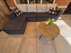 Luxe loungeset met waterbestendige kussens, Ophalen, 5 zitplaatsen, Gebruikt, Loungeset