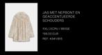 Zara fake bontjas mt XXL, Kleding | Dames, Jassen | Winter, Ophalen, Zo goed als nieuw, Maat 46/48 (XL) of groter, Wit