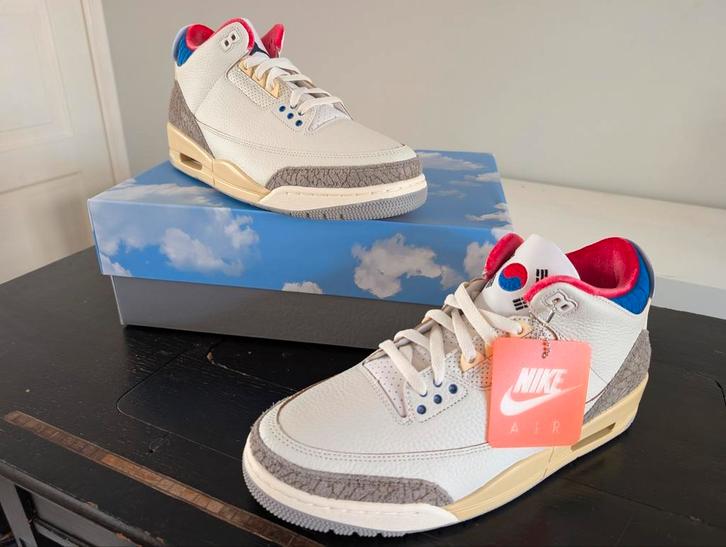 Air Jordan 3 Seoul met 45, Kleding | Heren, Schoenen, Nieuw, Sneakers of Gympen, Overige kleuren, Ophalen of Verzenden