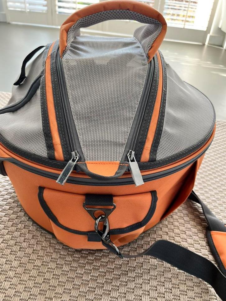 Veilige reismand/autotransportmand kat, kleine hond of puppy, Dieren en Toebehoren, Honden-accessoires, Zo goed als nieuw, Ophalen of Verzenden