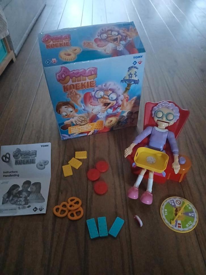 Oma koekie spel, Hobby en Vrije tijd, Gezelschapsspellen | Bordspellen, Zo goed als nieuw, Drie of vier spelers, Ophalen of Verzenden