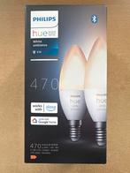 Philips Hue Kaarslamp 2-Pack - E14 - Dimbaar, Huis en Inrichting, Lampen | Overige, Ophalen of Verzenden, Nieuw