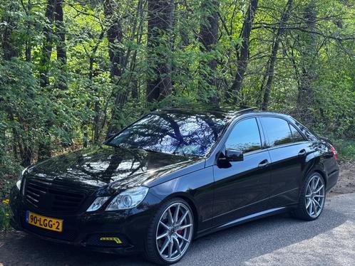 Mercedes-Benz E-Klasse 5.5 E500 w212  Sedan AUT 2008 Zwart, Auto's, Mercedes-Benz, Particulier, E-Klasse, ABS, Achteruitrijcamera