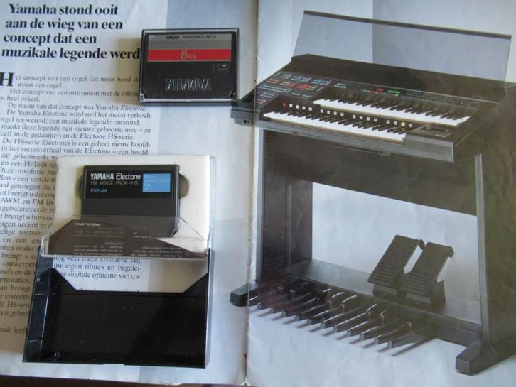 Yamaha Orgel HS 6 met eigen ritme FM Voice Pack RP 3, Muziek en Instrumenten, Orgels, Zo goed als nieuw, Orgel, 2 klavieren, Ophalen