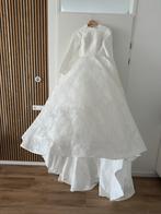 Trouwjurk maat 38 + Sluier (bruidsjurk/gelinlik), Ophalen, Nieuw, Wit, Trouwjurk