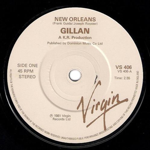 Hard - Rock Single (1981) GILLAN - New Orleans (Virgin), Cd's en Dvd's, Vinyl | Rock, Gebruikt, Progressive, Overige formaten