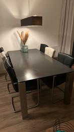 Eettafel, Huis en Inrichting, Ophalen, Gebruikt, 4 tot 6 stoelen