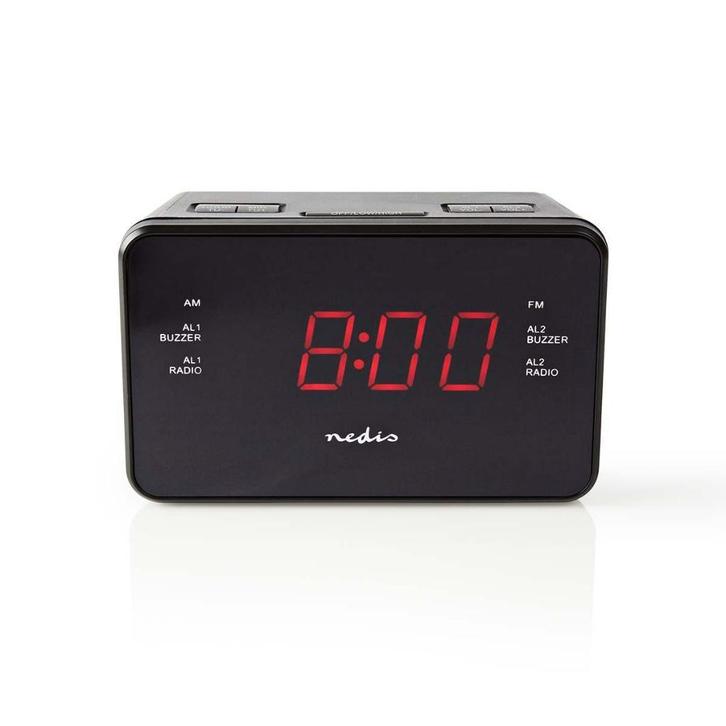 Digitale Wekkerradio AM /FM, Witgoed en Apparatuur, Wekkers, Nieuw, Digitaal, Verzenden