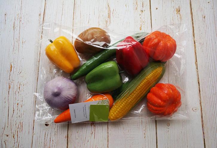 Kunst Groente Set Mais Paprika Ui Wortel Sier Komkommer Nep, Huis en Inrichting, Woonaccessoires | Overige, Nieuw, Verzenden