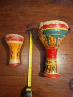 Tunesische Darbouka trommels van aardewerk. Vintage, Ophalen, Gebruikt, Trommel