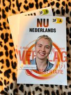 Leerwerkboeken NU Nederlands 3F deel A en B, Boeken, Ophalen of Verzenden, Zo goed als nieuw