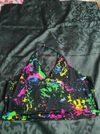 Multicolor Haltertop - Ruime Pasvorm ongeveer XXL, Kleding | Dames, Grote Maten, Onbekend, Ophalen of Verzenden, Zo goed als nieuw