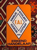 Emaille bord met bakfout koninkijke, Ophalen of Verzenden, Gebruikt, Reclamebord