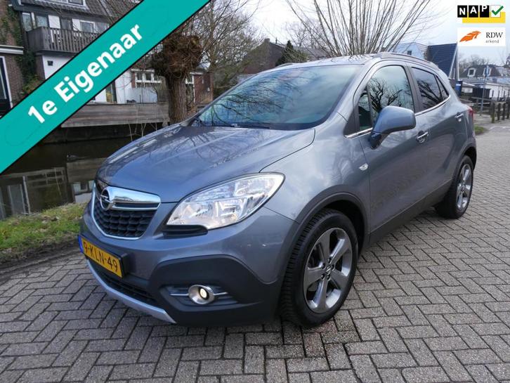 Opel Mokka 1.6 Cosmo 1e eig. Clima Cruise Leder Navi PDC Sch, Auto's, Opel, Bedrijf, Te koop, Mokka, ABS, Achteruitrijcamera, Airbags