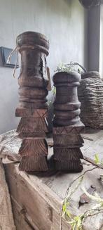 Prachtige set kandelaars! Be Uniq, Huis en Inrichting, Ophalen, Nieuw, Hout, 25 tot 50 cm