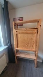 Klap tafel kast multifunctioneel als bureau of eettafel., Ophalen, Gebruikt, 150 tot 200 cm, 150 tot 200 cm