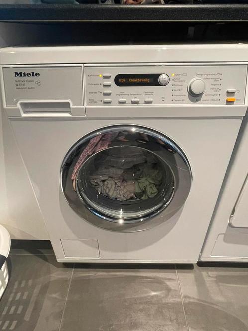 Miele W5847 wasmachine, Witgoed en Apparatuur, Wasmachines, Gebruikt, 6 tot 8 kg, 85 tot 90 cm, Ophalen