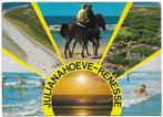 C65 Gelopen Ansichtkaart Camping Julianahoeve Renesse, Ophalen of Verzenden, 1960 tot 1980, Gelopen