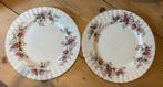 Royal Albert Lavender Rose Ontbijtbordjes (2), Gebruikt, Ophalen of Verzenden, Bord(en), Overige stijlen
