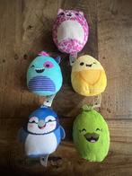 5 mini squishmallows, Ophalen of Verzenden, Zo goed als nieuw, Overige typen