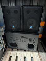 ✅Master audio speakerset met versterker rek, Overige merken, Gebruikt, Info@verbuntaudio.nl, 120 watt of meer