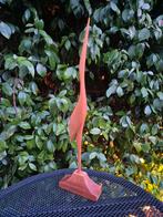 Prachtige houten vintage vogel, reiger, heron., Antiek en Kunst, Ophalen of Verzenden