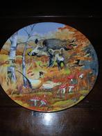 Prachtig Walty wandbord met herfsttafereel, Antiek en Kunst, Antiek | Wandborden en Tegels, Ophalen of Verzenden