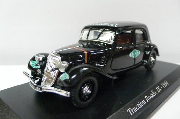 citroen traction rosalie 9- 1934-altaya  1/43, Hobby en Vrije tijd, Modelauto's | 1:43, Nieuw, Auto, Overige merken, Verzenden