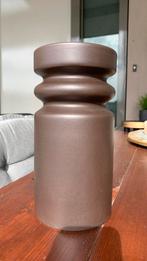 Bruine retro vaas, Huis en Inrichting, Woonaccessoires | Vazen, Minder dan 50 cm, Zo goed als nieuw, Ophalen, Overige kleuren