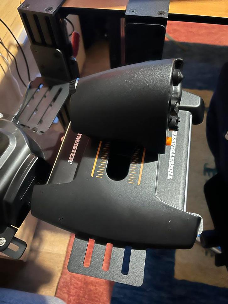 Thrustmaster TWCS Throttle, Computers en Software, Joysticks, Gebruikt, Ophalen of Verzenden