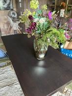 Donkerbruine IKEA Tafel, Gebruikt, 100 tot 150 cm, Tafelblad, Rechthoekig