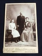 Kabinetfoto, Gezin, C.J.L. VERMEULEN, DEN HAAG, Antieke foto, Verzamelen, Ophalen of Verzenden, Voor 1940, Gebruikt, Foto