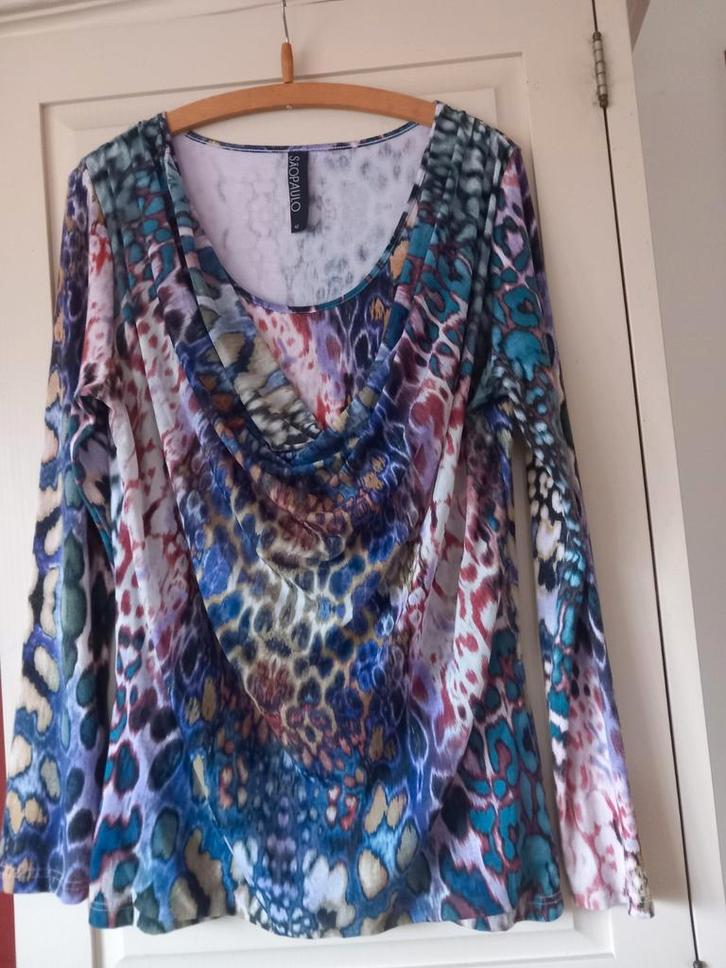 Sao Paulo mt 42, Kleding | Dames, Tops, Gedragen, Maat 42/44 (L), Overige kleuren, Lange mouw, Ophalen of Verzenden